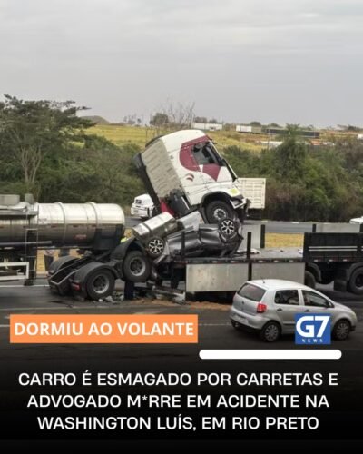 Caminhoneiro adormece ao volante e causa acidente fatal em São Paulo