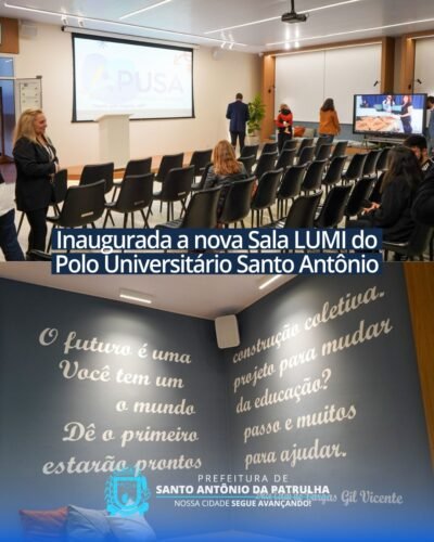 Inaugurada a nova Sala LUMI do Polo Universitário Santo Antônio