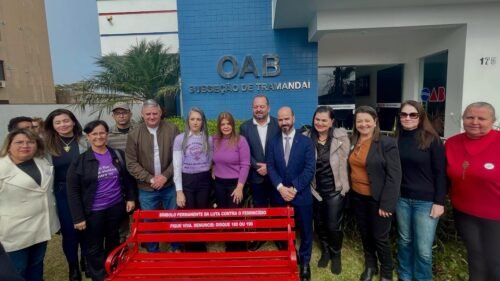  Tramandaí recebe o 1º Banco Vermelho da Cidade 