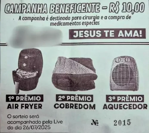 Ministério Público denuncia criminosos que usavam a imagem de uma criança com paralisia cerebral para vender rifas falsas no RS