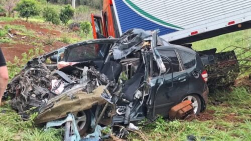 GRAVE ACIDENTE NA RS-406, EM NONOAI, RESULTA EM UMA MORTE