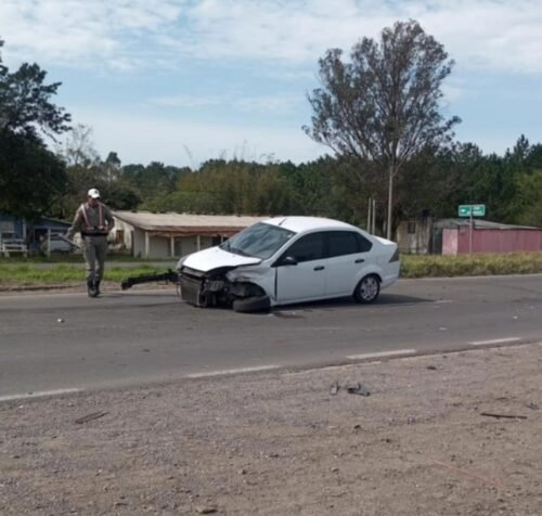 Colisão deixa duas pessoas feridas na RS-030, em Osório