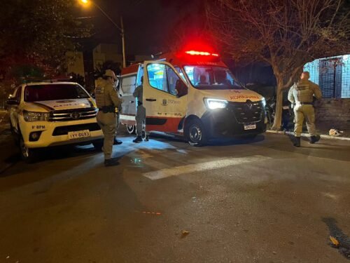 Motociclista fica ferido em acidente no centro de Osório; motorista fugiu do local