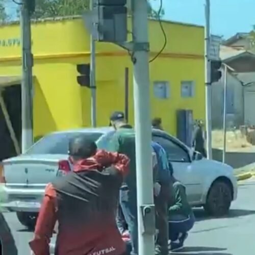 Dois acidentes de trânsito entre carro e moto são registrados em Osório neste sábado