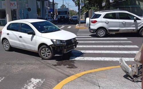 Novo acidente é registrado no centro de Osório neste Sábado