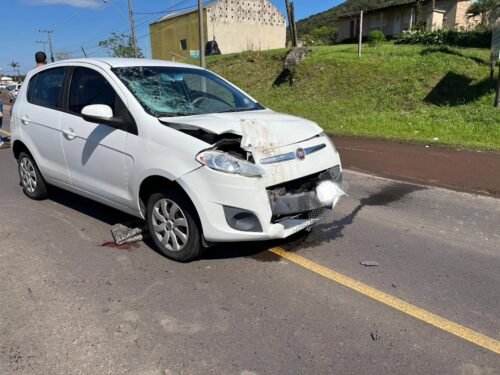 Motociclista fica ferido em acidente na RS-30, em Osório