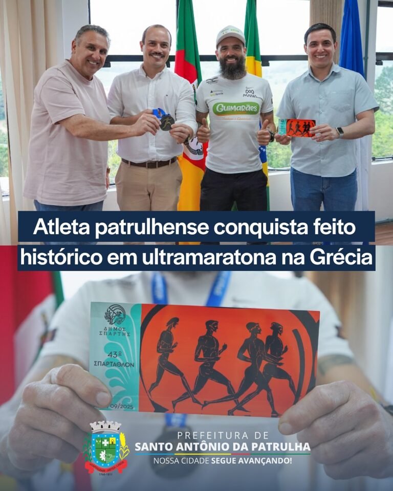 Atleta Patrulhense conquista feito histórico em Ultramaratona na Grécia 3 566220057 18294871549265382 583961851857995668 n