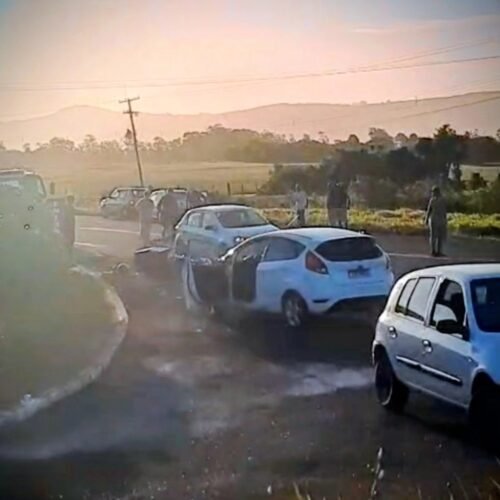 Motociclista fica ferido em acidente na Estrada do Mar, em Osório
