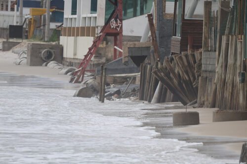 Praias em Santa Catarina sentem forte impacto das mudanças climáticas Praias em Santa Catarina sentem forte impacto das mudanças climáticas