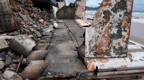 Praias em Santa Catarina sentem forte impacto das mudanças climáticas Praias em Santa Catarina sentem forte impacto das mudanças climáticas