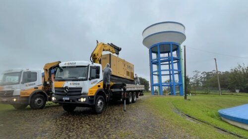 Ciclone extratropical: Corsan instala geradores de energia elétrica para garantir a segurança operacional e o abastecimento de água no Litoral Norte