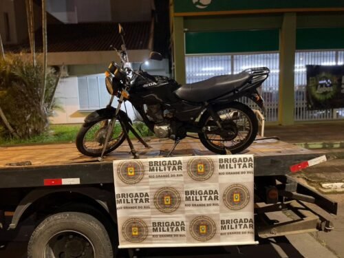 Mulher é presa em Osório por receptação de motocicleta roubada