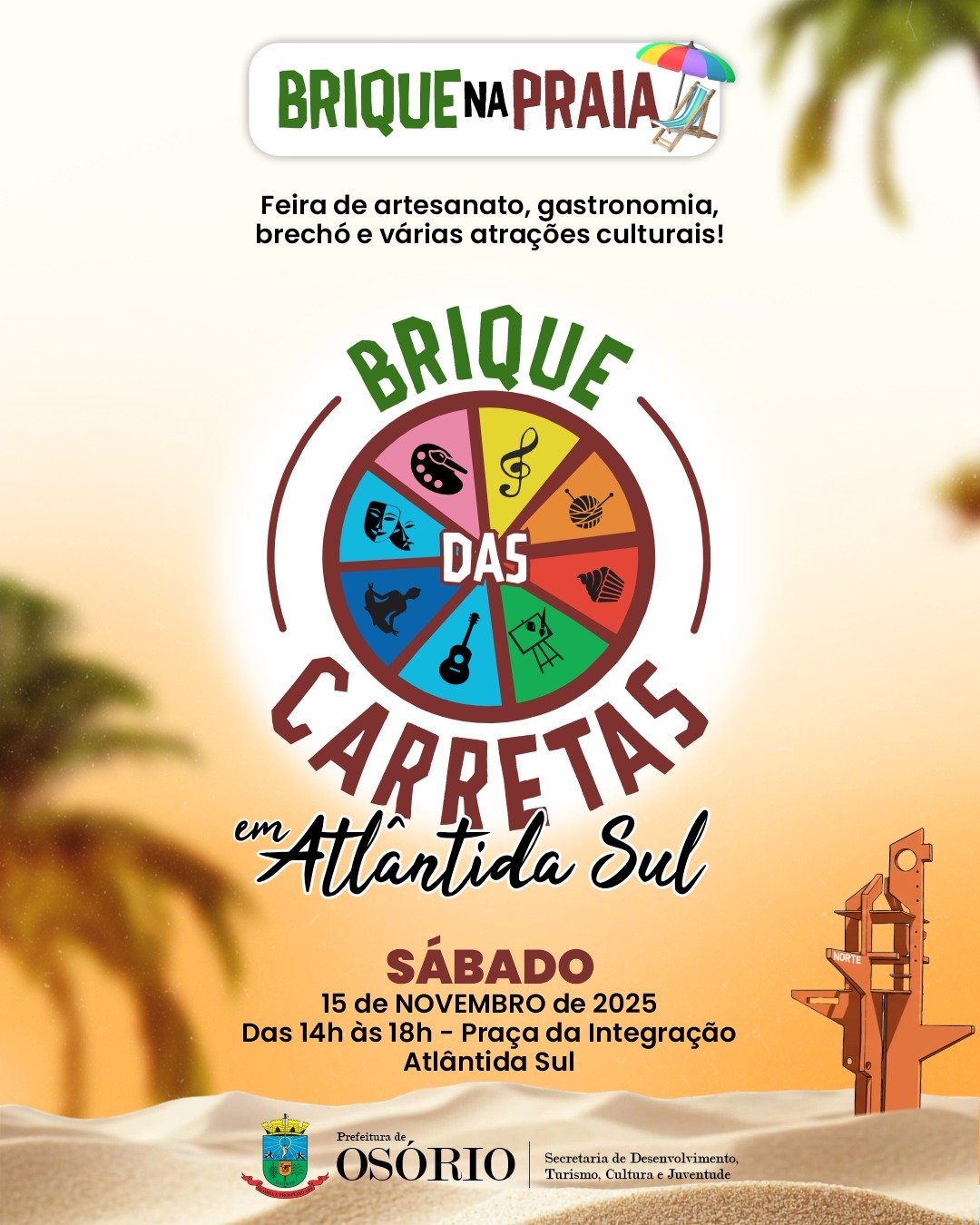 BRIQUE DAS CARRETAS TERÁ EDIÇÃO ESPECIAL EM ATLÂNTIDA SUL NO PRÓXIMO SÁBADO