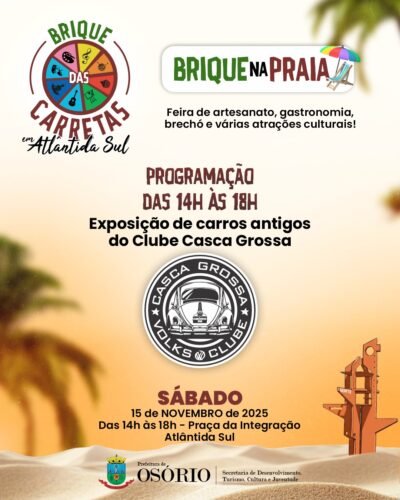 BRIQUE DAS CARRETAS TERÁ EDIÇÃO ESPECIAL EM ATLÂNTIDA SUL NO PRÓXIMO SÁBADO 1 581739186 1269129788588919 4395866151022754735 n