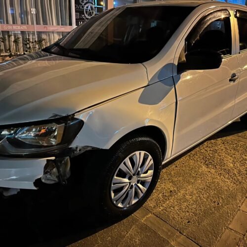 Acidente entre carro e moto deixa motociclista ferido em Osório na noite desta Quinta-feira