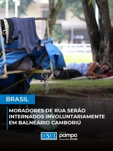 Moradores de Rua Serão Internados Involuntariamente em Balneário Caboriú