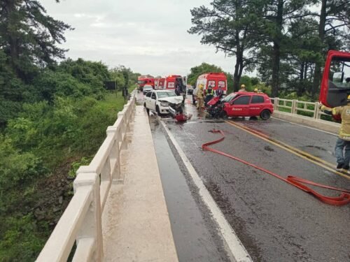 Acidente na ponte do Passo do Verde, na BR-392, deixa quatro feridos neste domingo. 3 583338561 1225922066073227 219058591827953714 n