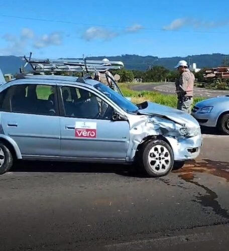 Acidente de trânsito provoca capotamento na RST-101 em Osório na manhã desta Terça-feira