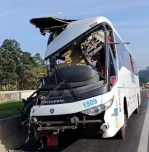 ÔNIBUS COM TURISTAS DE PIRACICABA BATE EM CARRETA E DEIXA 46 FERIDOS
