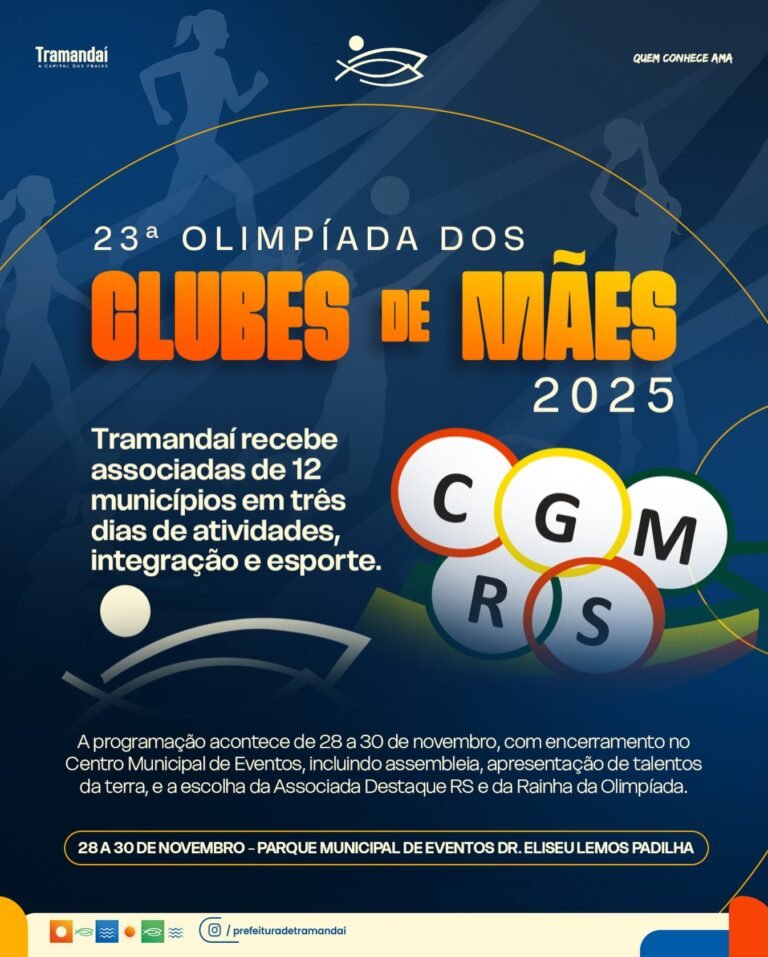 De 28 a 30 de novembro, Tramandaí recebe a XXII Olimpíada Amadora dos Clubes de Mães 11 587963341 18335780218228534 1038460817923364990 n