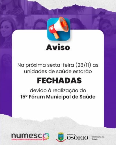 15º FÓRUM MUNICIPAL DA SAÚDE DE OSÓRIO SERÁ REALIZADO NA SEXTA-FEIRA E REFORÇA O DEBATE SOBRE VIOLÊNCIA CONTRA A MULHER 3 589411988 1280620100773221 3800665557084578579 n