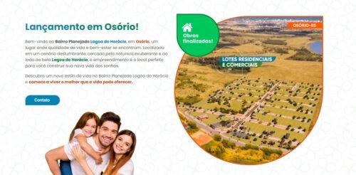 Fortes Imóveis Vende em Osório Terreno à Venda no Bairro Planejado Lagoa do Horácio