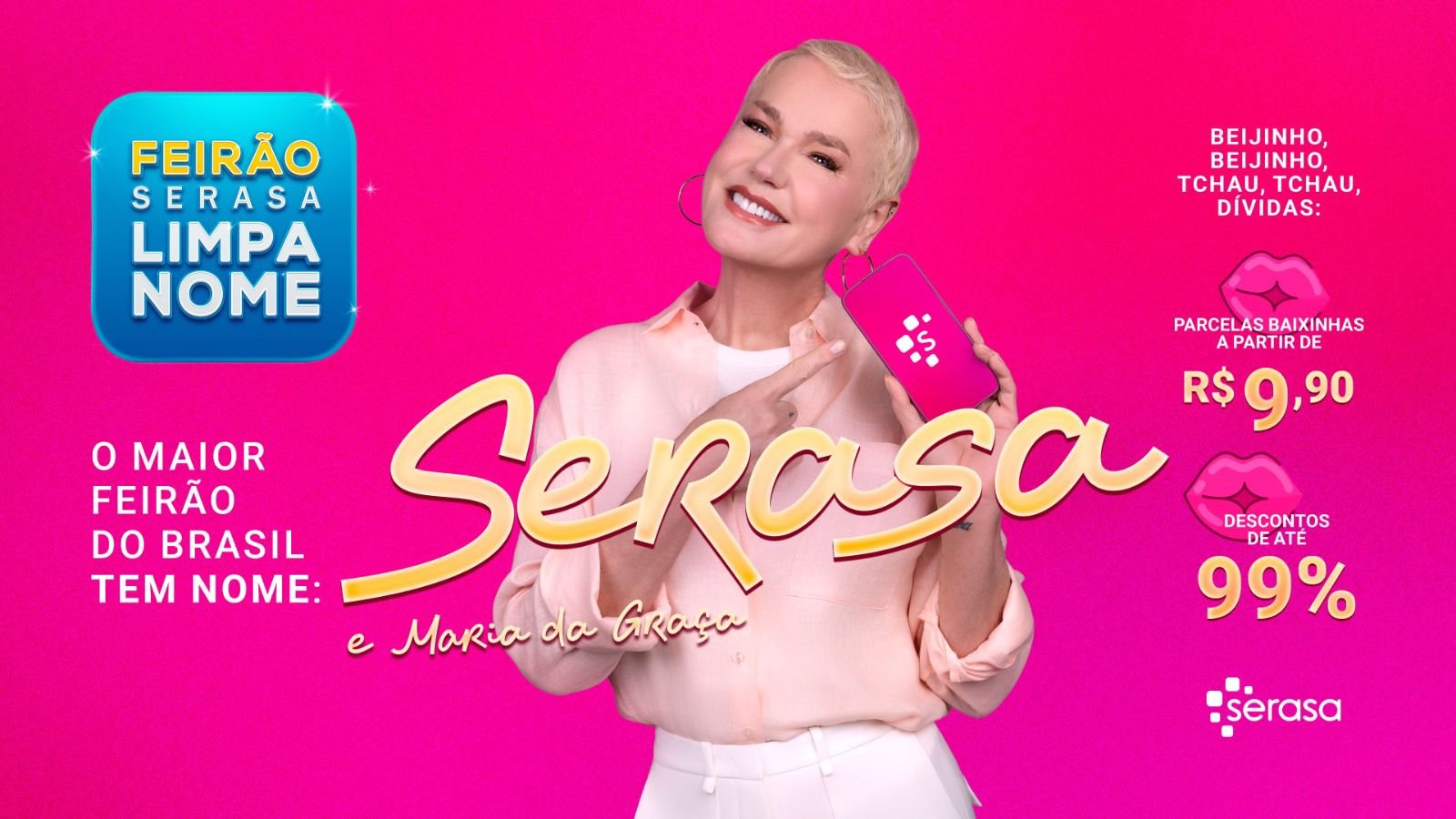 Mais de 12 milhões de brasileiros podem negociar dívidas por até R$ 100 no Feirão Serasa Limpa Nome