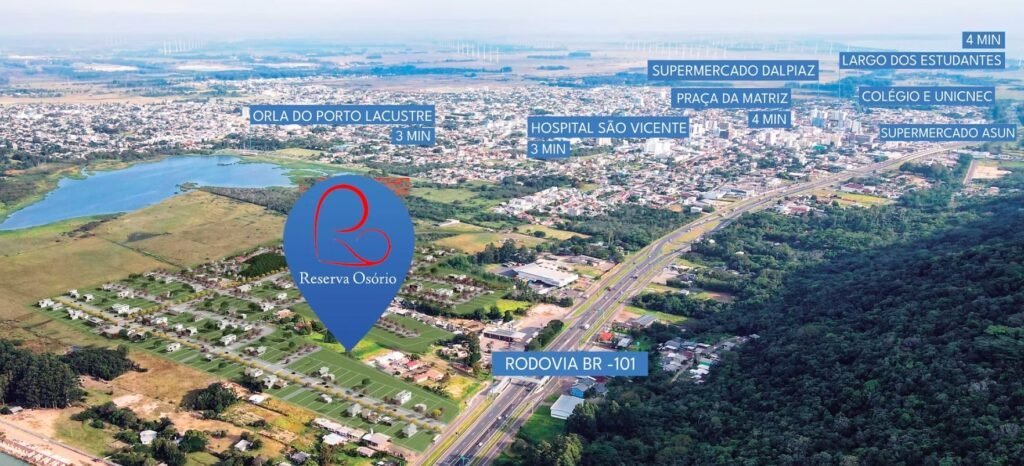 Fortes Imóveis Vende em Osório - Reserva Osório Bairro Planejado