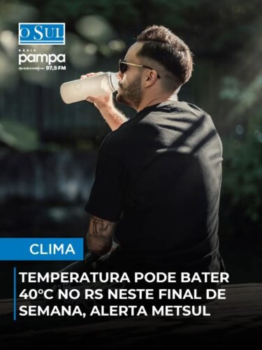 O Rio Grande do Sul terá um Fim de Semana marcado por Temperaturas Elevadas