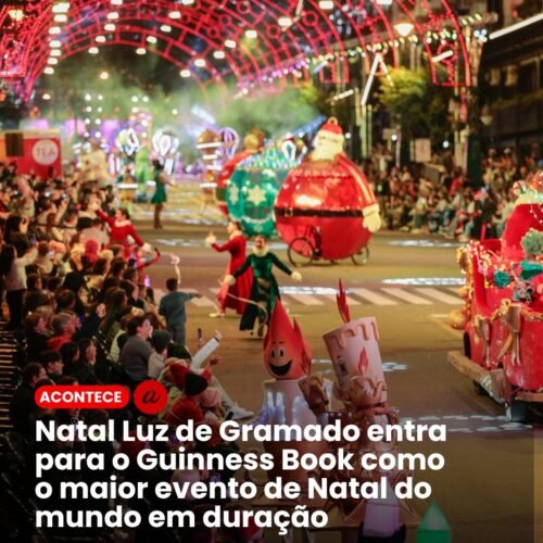 &Eacute; oficial: Gramado est&aacute; no Guinness Book!