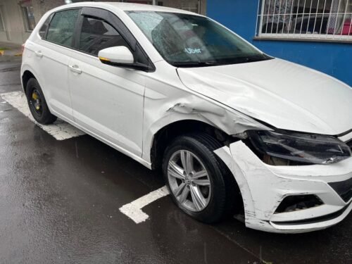 Acidente no Centro de Osório deixa danos materiais, mas ninguém fica ferido