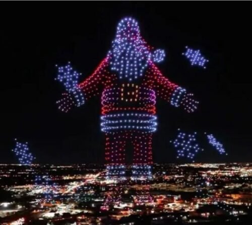 Show de drones ser&aacute; atra&ccedil;&atilde;o especial em desfile do 40&deg; Natal Luz de Gramado neste Domingo, dia 21