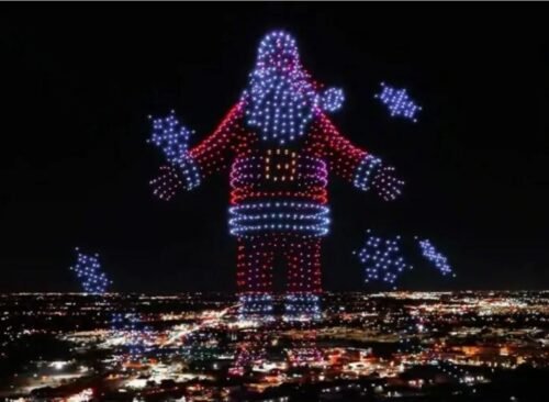 Show de Drones ser&aacute; Atra&ccedil;&atilde;o Especial em Desfile do 40&deg; Natal Luz de Gramado