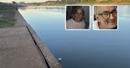 Casal de idosos morre após carro cair no Rio Taquari, em Estrela