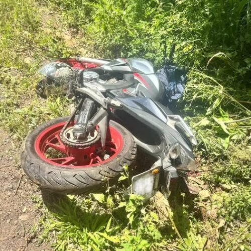 Motociclista fica gravemente ferido em acidente na Borrússia, em Osório