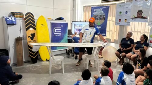 Corsan leva à Xangri-Lá atividades pedagógicas, esportivas e socioambientais do projeto Resgate Surf no Sul