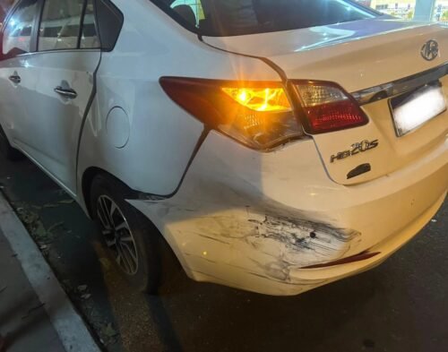 Acidente de trânsito é registrado no Centro de Osório na noite deste Sábado 2 608200626 25214197721585284 764916698638555566 n 1