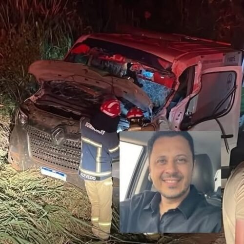 MOTORISTA DE AMBULÂNCIA MORRE EM ACIDENTE COM ANIMAL NA PISTA NO PARANÁ