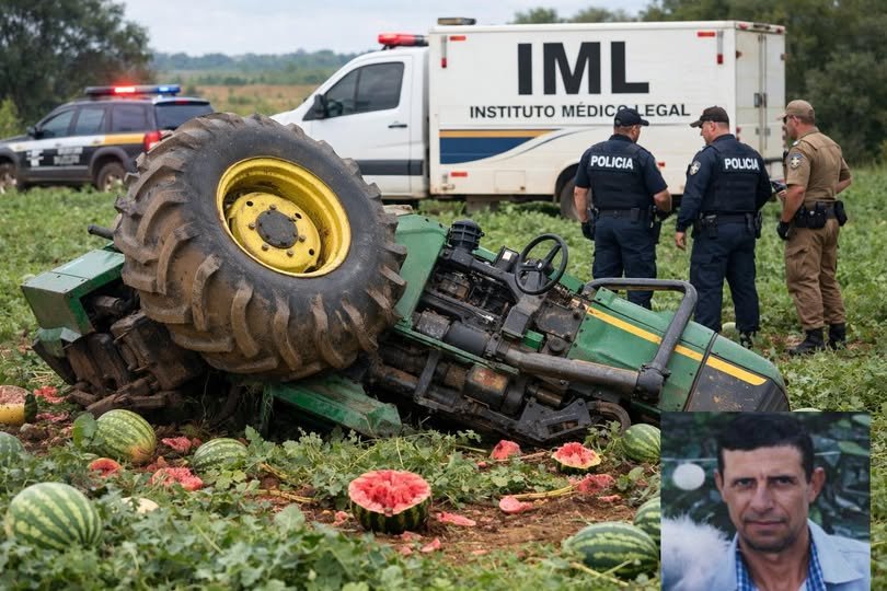 Acidente com trator resulta em morte de agricultor no interior de São Jerônimo