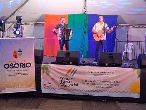 SHOWS MUSICAIS MARCAM A ABERTURA OFICIAL DA 13ª FEIRA DO LIVRO DE ATLÂNTIDA SUL 1 623381485 1333047465530484 1455829305448676880 n