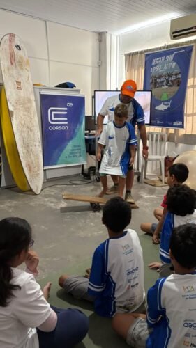 Corsan leva à Xangri-Lá atividades pedagógicas, esportivas e socioambientais do projeto Resgate Surf no Sul 2 8392dc52 52a1 4258 ade8 169ef6b48460