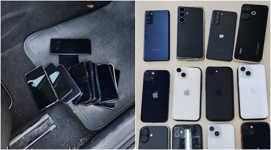 Suspeitos cruzam Estados para furtar celulares no Planeta Atlântida e acabam presos 1 CELULARES03