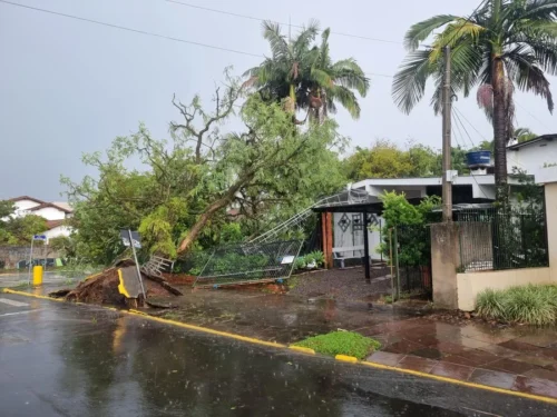 Sábado com chuva e risco de temporais no RS