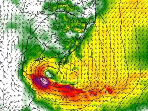Formação de Ciclone gera Tempo Instável nesta Sexta-feira no RS