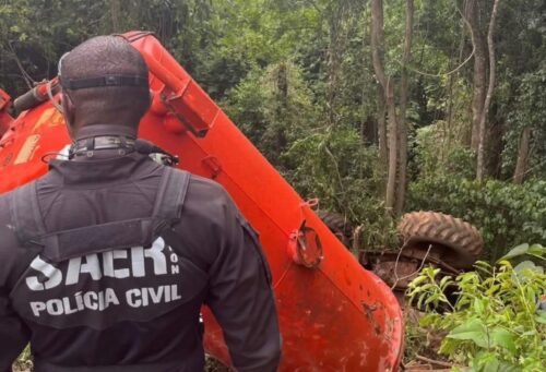 Capotamento de trator tira a vida de agricultor no interior de Chapecó