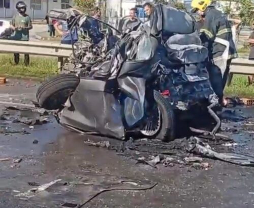 Três pessoas morreram no grave acidente registrado na manhã desta Quarta-feira (18) na BR-101, em Itajaí/SC 5 634903860 1515395306816875 6426959689795659113 n