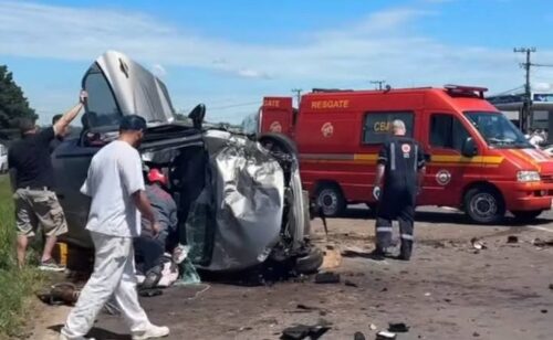 COLISÃO NA RS-239: Colisão tripla mobiliza equipes de resgate em Nova Hartz 2 638150499 1348420540642684 4069555535345457741 n