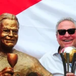 Estátua em homenagem a Abel Braga é inaugurada na praia de Atlântida, em Xangri-Lá