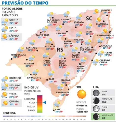 Calor e abafamento trazem chuva e temporais para o RS nesta Quinta-feira 1 WhatsApp Image 2026 02 11 at 15 29 53