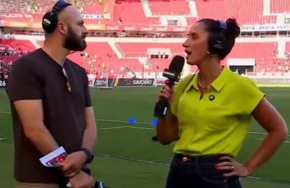 Jornalista Alice Bastos Neves é ofendida por torcedor durante cobertura do Gre-Nal no Beira -Rio